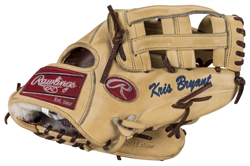2016 Kris Bryant Game Used Rawlings Pro 200-6K Fielders Glove (PSA/DNA)